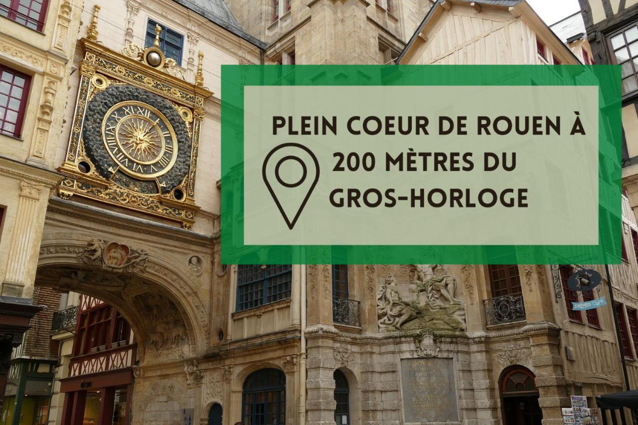 Studio Au Coeur De Rouen, 4 Personnes, Calme & Elegant Экстерьер фото
